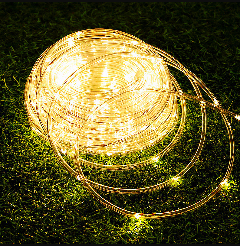 Manguera Solar Luces Navidad 10 Metros