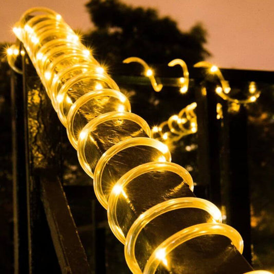 Manguera Solar Luces Navidad 10 Metros